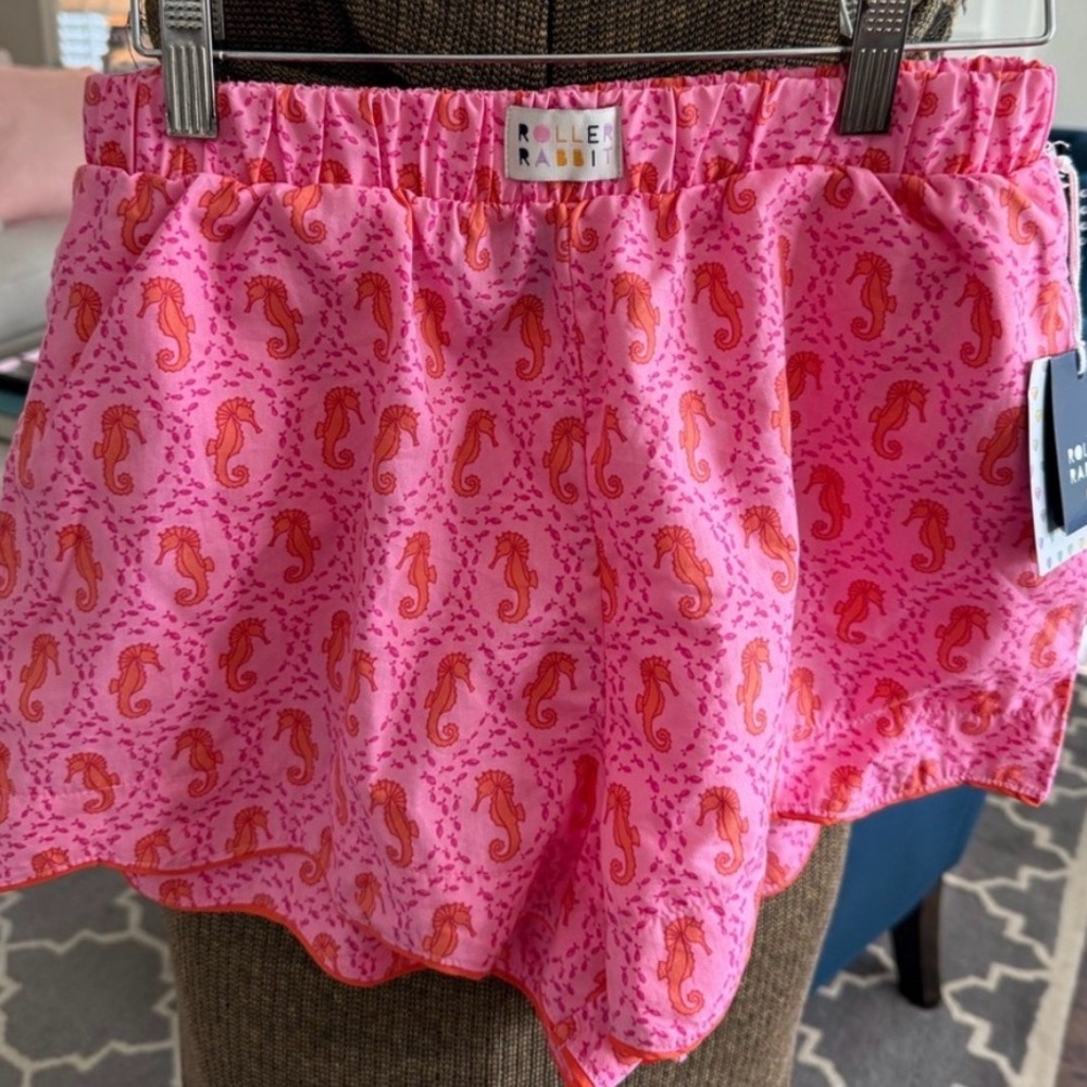 Roller Rabbit x Target Pink Seahorse Print Shorts -Small - NWT - Picture 6 of 8